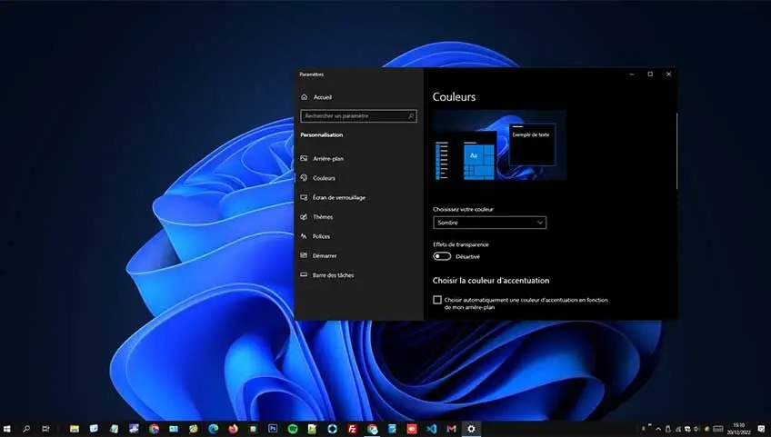 Activer le Mode sombre sur Windows - SOS Informatique